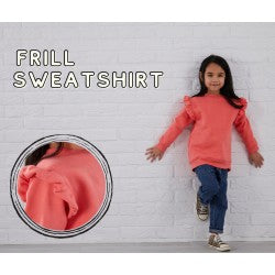 Frill sweatshirts